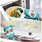Mini Oven Mitts,2pk - Silicone Little Kitchen Gloves, Heat Resistant with Non-Slip Grip and Soft Quilted Cotton Lining for Safe Backing Cooking Barbecue (Green, 2)
